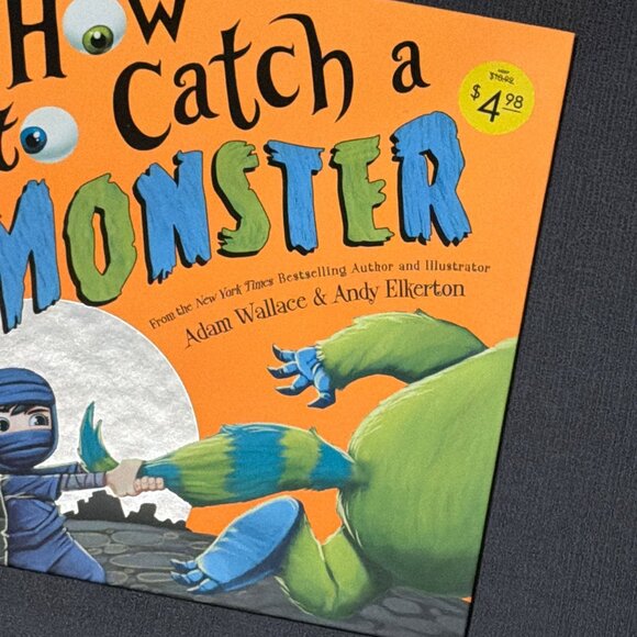 NEW How to Catch a Monster Children’s Hardcover Book Adam Wallace Halloween - Picture 2 of 3
